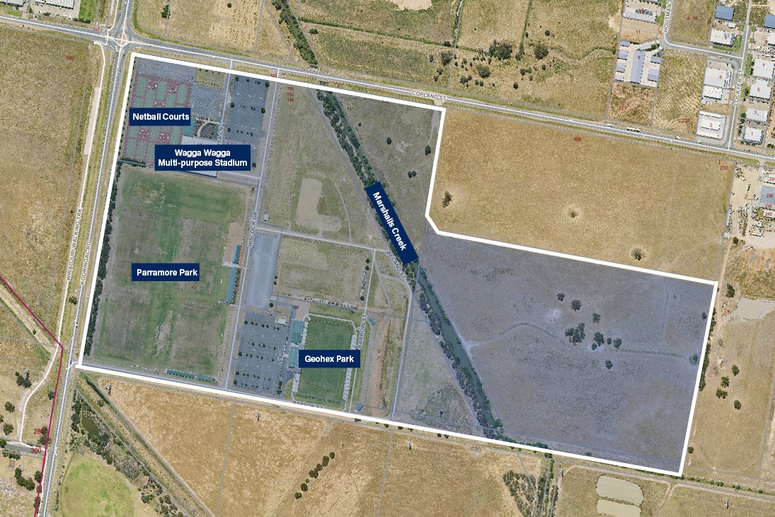 Wagga Wagga Exhibition Centre map view