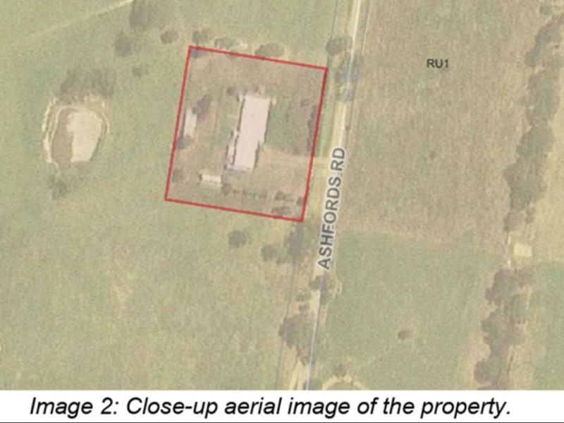 Ariel view of 216 Ashfords Road